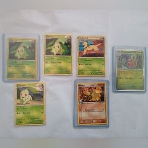 ✨Chikorita Pokemon Full Evolution Card Bundle (work in progress)✨